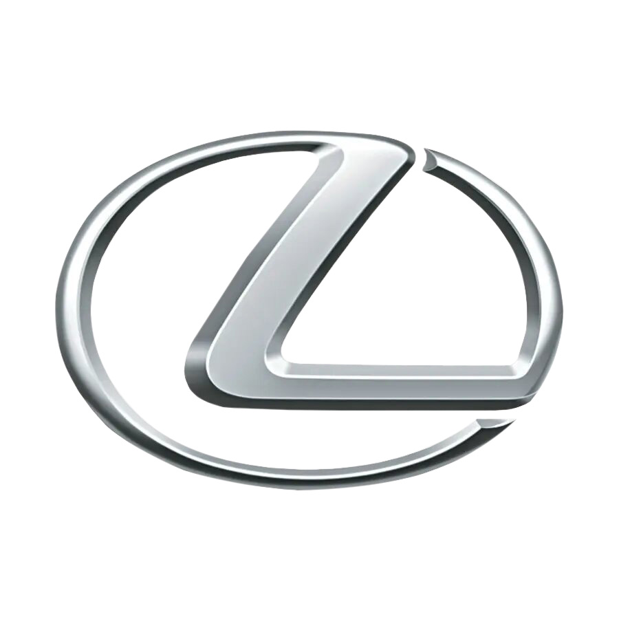 Lexus logo silver design representing quality Toyota Spare Parts